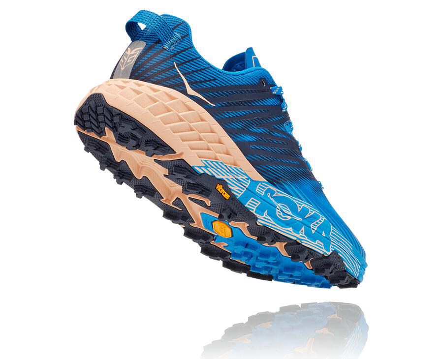 Zapatillas Trail Hoka One One Mujer - Speedgoat 4 - Azules - YUZ468531